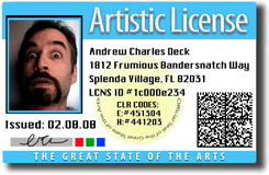[Artistic License]